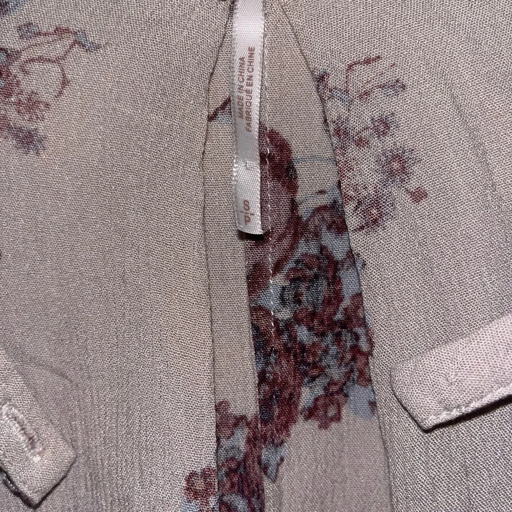 Free People Floral Hi-Lo Dress or Top, Size Small Petite - Picture 2 of 4